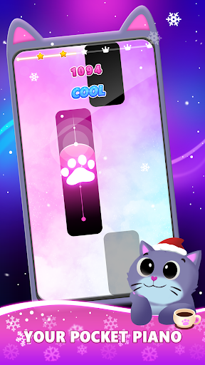 Magic Pink Tiles: Piano Game - Gameplay image of android game