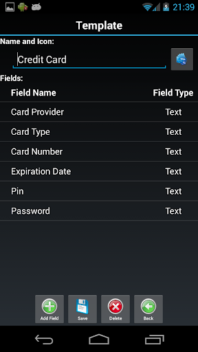 Password Safe Lite - عکس برنامه موبایلی اندروید