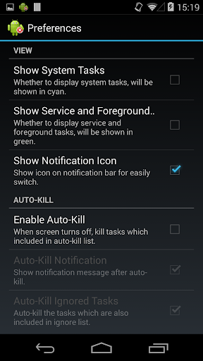 Task Manager (Task Killer) - عکس برنامه موبایلی اندروید