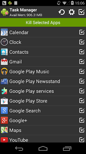 Task Manager (Task Killer) - Image screenshot of android app