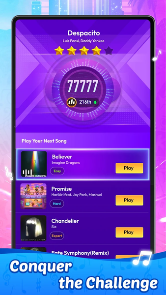 Rhythm Tiles : Piano Game - عکس بازی موبایلی اندروید