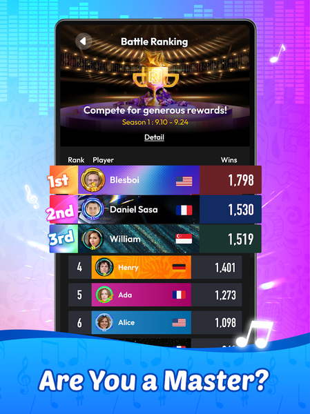 Rhythm Tiles : Piano Game - عکس بازی موبایلی اندروید