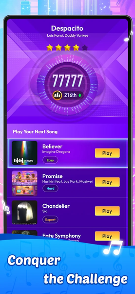 Rhythm Tiles : Piano Game - عکس بازی موبایلی اندروید