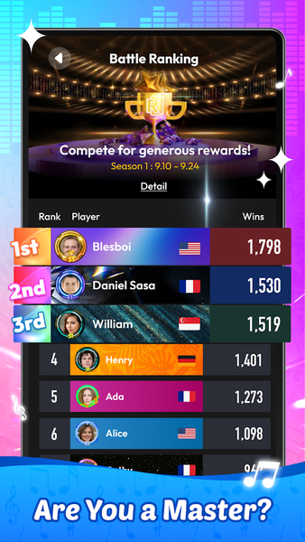 Rhythm Tiles : Piano Game - عکس بازی موبایلی اندروید