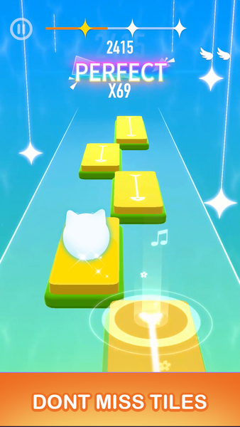 Dancing Cats - Music Tiles - Gameplay image of android game