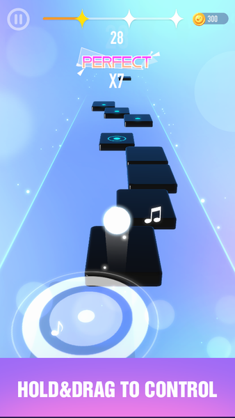 Piano Hop - Music Jump Ball - Gameplay image of android game