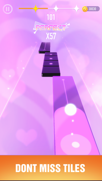 Piano Hop - Music Jump Ball - Gameplay image of android game