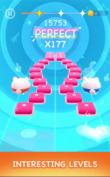 Two Cats - Dancing Music Games - عکس بازی موبایلی اندروید