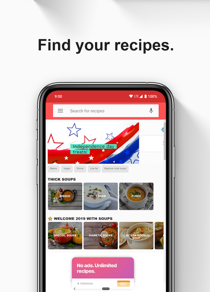Simple French Recipes App - عکس برنامه موبایلی اندروید