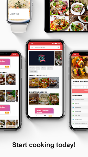 Dinner Recipes & Meal Planner - عکس برنامه موبایلی اندروید