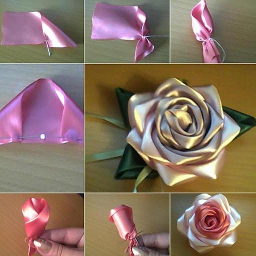 Ribbon Flower Tutorial - عکس برنامه موبایلی اندروید