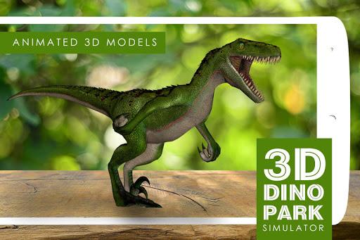3D Dinosaur park simulator - Gameplay image of android game