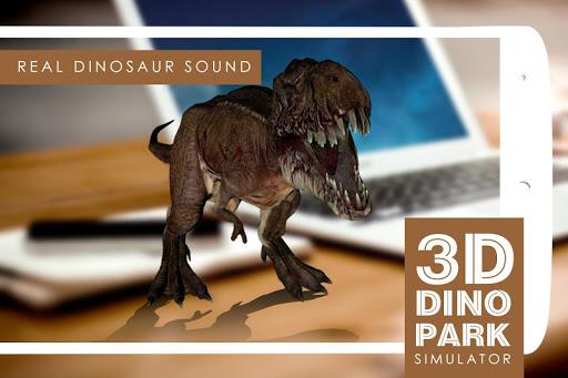 3D Dinosaur park simulator - Gameplay image of android game