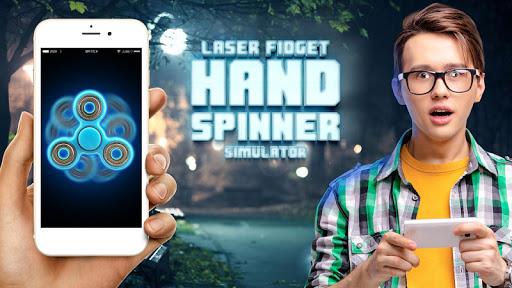Laser fidget hand spinner - Gameplay image of android game