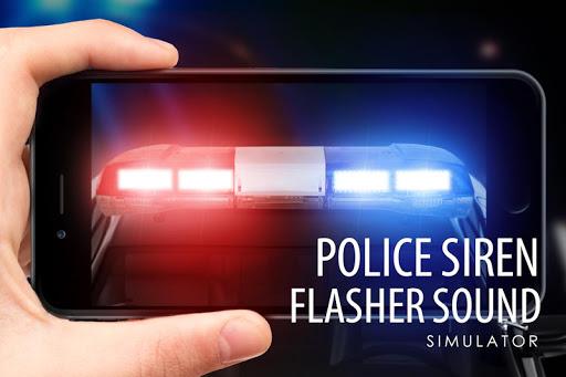 Police siren flasher sound - Gameplay image of android game