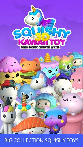 3D Squishy toys kawaii soft stress release games - Gameplay image of android game