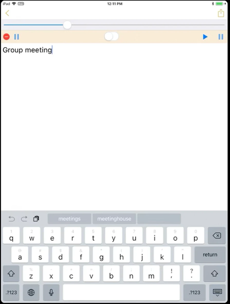 VoiceMemo - Recording & Typing - Image screenshot of android app