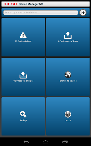 RICOH Device Manager NX - Image screenshot of android app