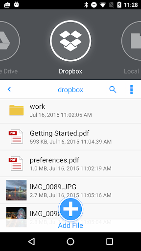 RICOH Smart Device Connector - Image screenshot of android app