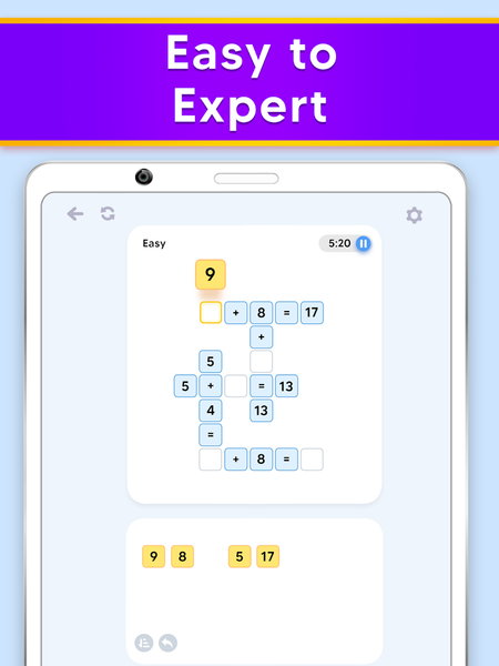 Riddle Math: Maths Puzzle Sums - عکس بازی موبایلی اندروید
