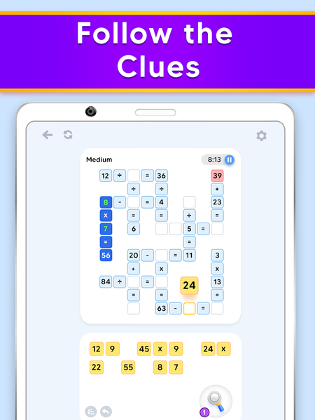 Riddle Math: Maths Puzzle Sums - عکس بازی موبایلی اندروید