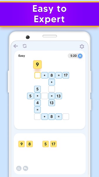 Riddle Math: Maths Puzzle Sums - عکس بازی موبایلی اندروید