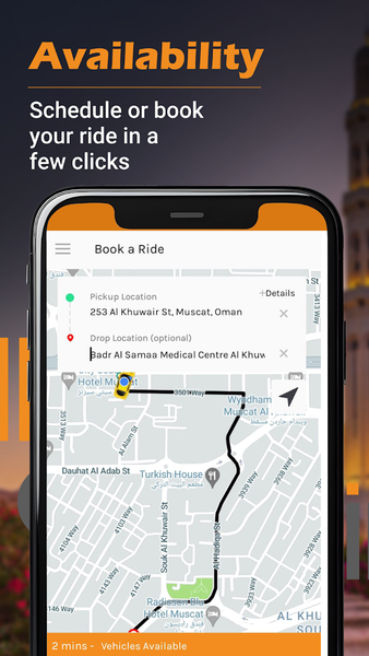 Taxi Muscat - عکس برنامه موبایلی اندروید