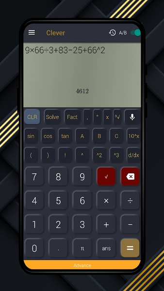 Clever Scientific Calculator - Image screenshot of android app