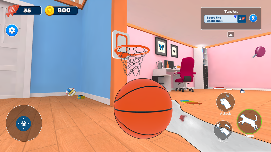 Bad Cat Angry Granny Prankster - Gameplay image of android game