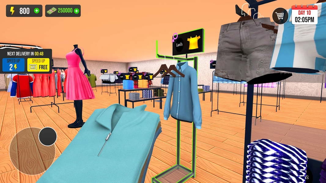 My Clothing Store Simulator 3d - Gameplay image of android game