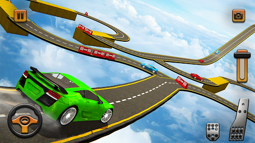Impossible Tracks Car Games - Gameplay image of android game