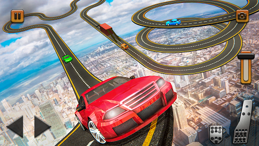 Impossible Tracks Car Games - Gameplay image of android game