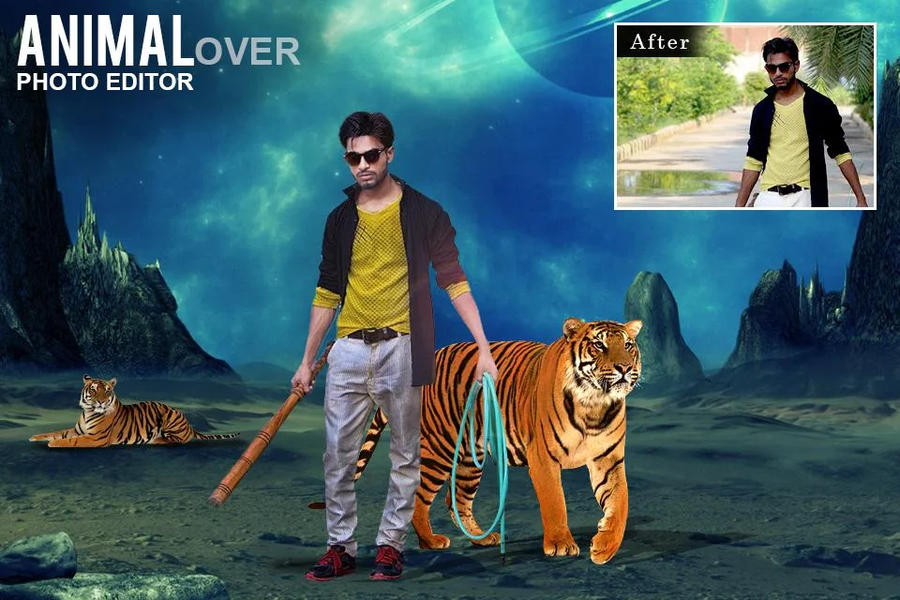 Animal Photo Editor - Animal Photo Frame - عکس برنامه موبایلی اندروید