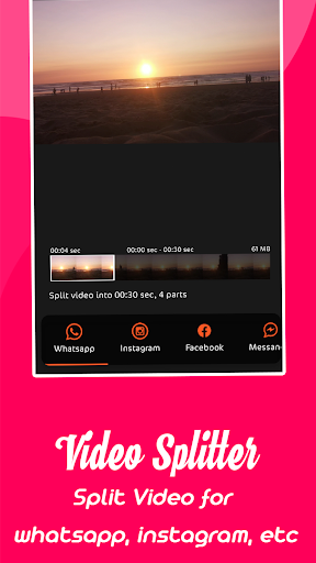قص وتقسيم الفيديو إلا أجزاء - Image screenshot of android app
