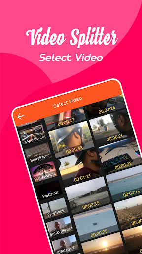 قص وتقسيم الفيديو إلا أجزاء‎ - Image screenshot of android app