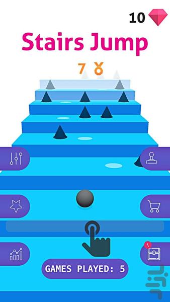 Stairs Jump - Gameplay image of android game