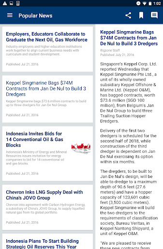 Oil & Gas Jobs News Oil Prices - عکس برنامه موبایلی اندروید