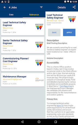 Oil & Gas Jobs News Oil Prices - عکس برنامه موبایلی اندروید