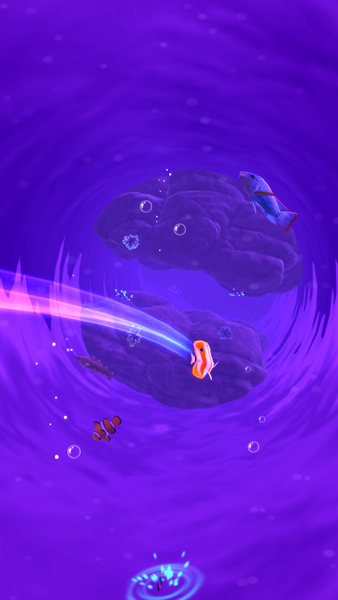 Blue Swirl: Endless Swimming - عکس برنامه موبایلی اندروید