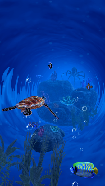Blue Swirl: Endless Swimming - عکس برنامه موبایلی اندروید