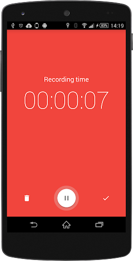 Wear Audio Recorder - Image screenshot of android app