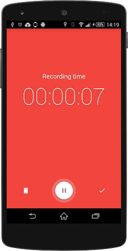 Wear Audio Recorder - عکس برنامه موبایلی اندروید