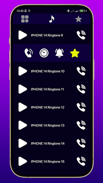 Ringtone for Iphone 14 pro max - Image screenshot of android app