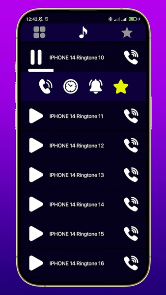 Ringtone for Iphone 14 pro max - Image screenshot of android app