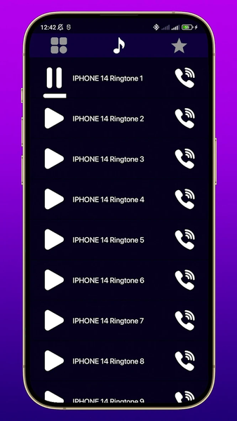 Ringtone for Iphone 14 pro max - Image screenshot of android app