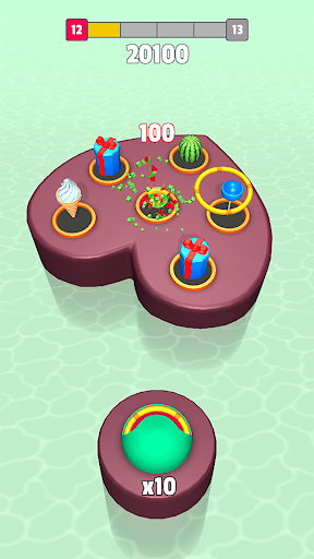 Color Rings - Ring Toss Game - Gameplay image of android game