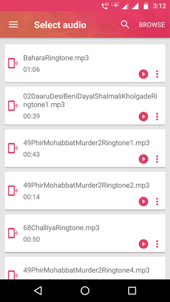 Ringtone Maker RingTing - Image screenshot of android app