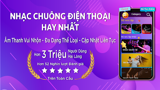 Nhạc Chuông Điện Thoại - عکس برنامه موبایلی اندروید