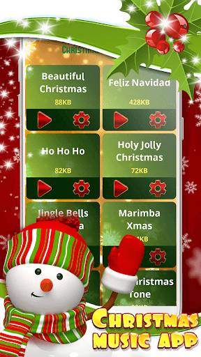 Christmas Music App - عکس برنامه موبایلی اندروید