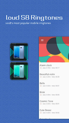 Super loud Galaxy S8 ringtones - عکس برنامه موبایلی اندروید
